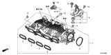 Diagram for 2019 Honda Accord Intake Manifold - 17100-5PA-004