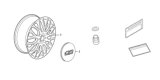 Diagram for Honda Fit Valve Stems & Caps - 42753-XTK-000