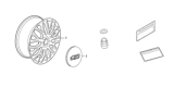 Diagram for 2010 Honda Fit Valve Stems & Caps - 42753-XTK-000