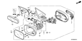 Diagram for Honda Accord Hybrid Side Marker Light - 34350-SEA-013