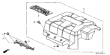 Diagram for 2007 Honda Ridgeline Engine Cover - 17121-RJE-A00