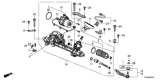 Diagram for 2018 Honda Clarity Electric Steering Gear Box - 53650-TRV-F23