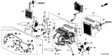 Diagram for 2017 Honda Civic Evaporator - 80211-TBA-A11