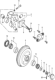 Diagram for 1979 Honda Prelude Spindle - 52200-692-000