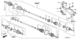 Diagram for Honda CV Boot - 44017-SDA-A00