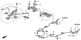 Diagram for 2004 Honda Civic Parking Brake Cable - 47560-S5S-E14