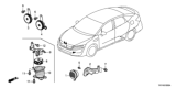 Diagram for 2018 Honda Clarity Electric Horn - 38100-TRT-J01