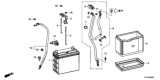 Diagram for 2020 Honda CR-V Hybrid Battery Cable - 32410-TPA-J00