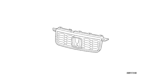 Diagram for 2008 Honda Pilot Grille - 08F21-S9V-100