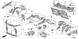 Diagram for 2011 Honda Accord Radiator Support - 60400-TE0-A01ZZ