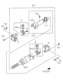 Diagram for Honda Passport Drive Shaft - 8-97180-424-0