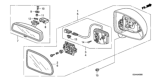 Diagram for 2009 Honda S2000 Car Mirror - 76200-S2A-A03ZS