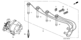 Diagram for 1998 Honda Civic Spark Plug - 12290-PMS-305