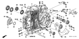 Diagram for Honda Bellhousing - 21110-RDK-308