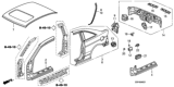 Diagram for Honda Civic Fuel Filler Housing - 63915-S5P-A00ZZ