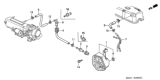 Diagram for 1991 Honda CRX PCV Valve - 17130-PM6-003