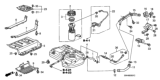 Diagram for Honda Pilot Fuel Filler Hose - 17651-S9V-A01