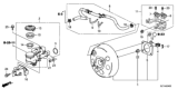 Diagram for Honda CR-Z Brake Booster Vacuum Hose - 46402-SZT-A51