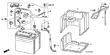Diagram for 2006 Honda Civic Battery Cable - 32410-SNC-A00