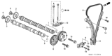 Diagram for Honda Variable Timing Sprocket - 14310-RBC-003