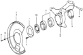 Diagram for 1976 Honda Accord Steering Knuckle - 51211-671-030