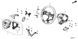 Diagram for 2012 Honda Civic Steering Column Cover - 78518-TR0-N61ZA