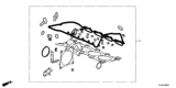 Diagram for 2018 Honda Accord Cylinder Head Gasket - 06110-6B2-A00