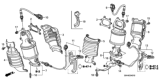 Diagram for 2005 Honda Pilot Catalytic Converter - 18190-RGL-A00