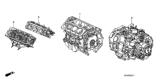 Diagram for 2007 Honda Accord Transmission Assembly - 20021-RAY-A64