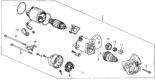 Diagram for Honda Del Sol Starter Motor - 31200-P03-901