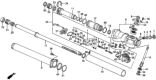 Diagram for 1990 Honda Civic Rack And Pinion - 53626-SH3-A72