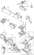 Diagram for 2001 Honda Prelude Mirror Actuator - 93893-05012-00