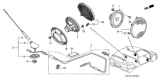 Diagram for Honda Insight Antenna Cable - 39156-S3Y-003