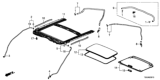 Diagram for 2018 Honda Civic Sunroof - 70200-TBG-A02