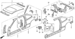 Diagram for Honda Civic Fuel Filler Housing - 63915-SR8-A00ZZ