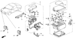 Diagram for Honda Del Sol Fuse Box - 38250-SR2-A11