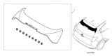 Diagram for 2021 Honda HR-V Spoiler - 08F02-T7S-1Q0