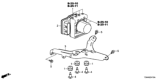 Diagram for 2015 Honda Accord Hybrid ABS Control Module - 57110-T3W-A72