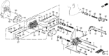 Diagram for 1989 Honda Prelude Valve Body - 27705-PK4-030