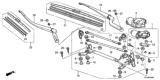 Diagram for 2008 Honda Accord Wiper Blade - 76630-TE0-A01