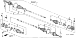 Diagram for Honda S2000 CV Joint - 42320-S2A-310