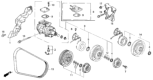 Diagram for 1993 Honda Accord A/C Compressor Cut-Out Switches - 38801-PT3-A01