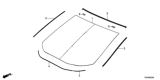 Diagram for 2012 Honda Civic Windshield - 73111-TR0-A01
