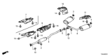 Diagram for 2014 Honda Accord Exhaust Heat Shield - 74600-T3V-A00