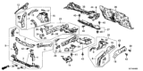 Diagram for 2013 Honda CR-Z Radiator Support - 04602-SZT-G01ZZ