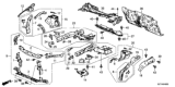 Diagram for 2011 Honda CR-Z Dash Panels - 61100-SZT-G00ZZ