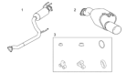 Diagram for Honda Civic Muffler - 18400-XVJ-000