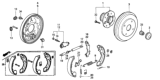 Diagram for Honda Accord Brake Backing Plate - 43120-S84-A32