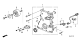 Diagram for Honda Crankshaft Position Sensor - 37500-PZX-003