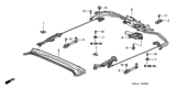 Diagram for Honda CR-V Sunroof Cable - 70370-S9A-A02